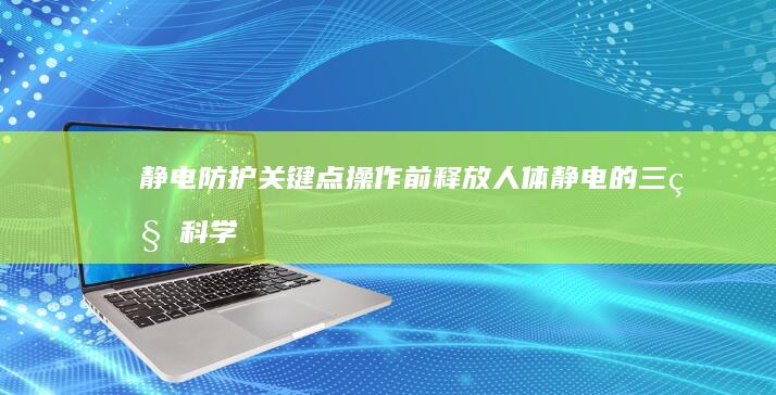 静电防护关键点操作前释放人体静电的三种科学